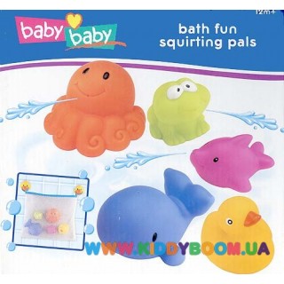 Набор для ванной Игрушки-брызгалки с сумкой BabyBaby 03890